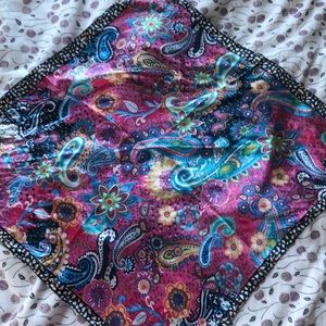 Medium sized silk scarf from Italy